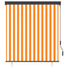 Vidaxxl Außenrollo 140x250 cm weiß und orange