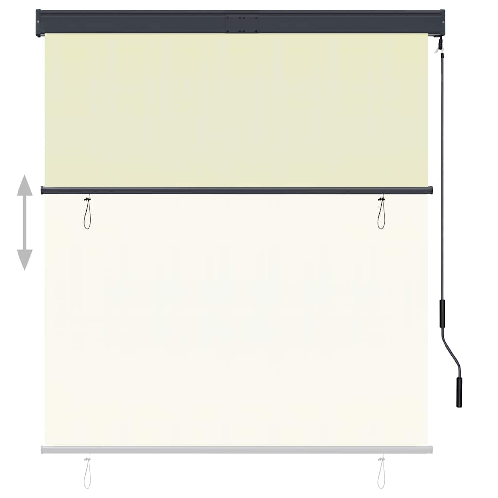 Vidaxxl Außenrollo 140x250 cm creme