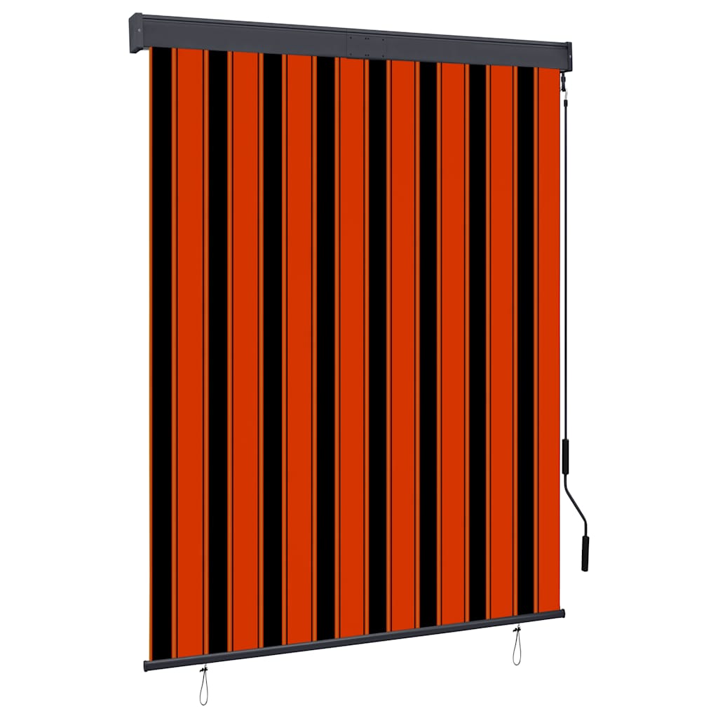 Vidaxxl Außenrollo 140x250 cm Orange und Braun