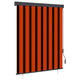 Vidaxxl Außenrollo 140x250 cm Orange und Braun