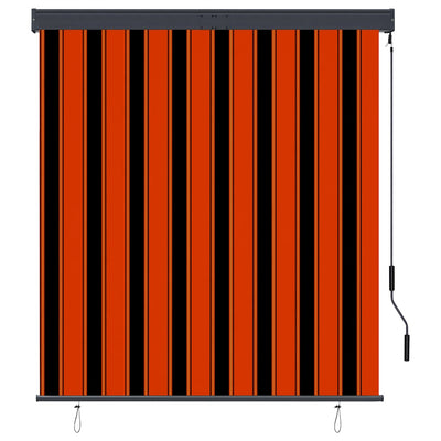 Vidaxxl Außenrollo 140x250 cm Orange und Braun