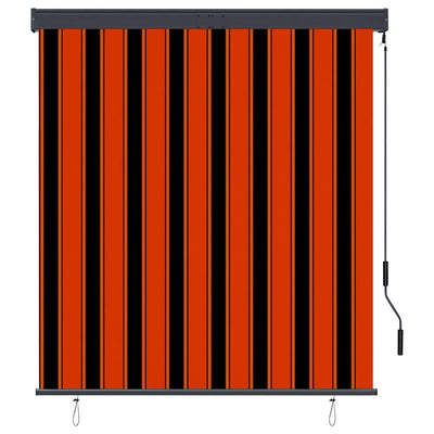 Vidaxxl Außenrollo 140x250 cm Orange und Braun