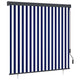 Vidaxxl Außenrollo 160x250 cm blau und weiß