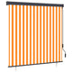Vidaxxl Außenrollo 160x250 cm weiß und orange