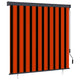 Vidaxxl Außenrollo 160x250 cm Orange und Braun