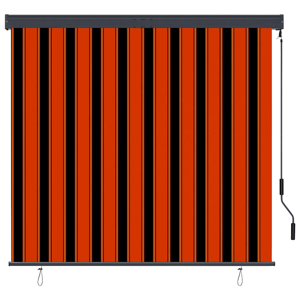 Vidaxxl Außenrollo 160x250 cm Orange und Braun
