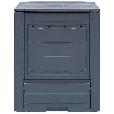 VIDAXL -Kompost -Bins 3 -Stcs 780 L 60x60x73 cm grau