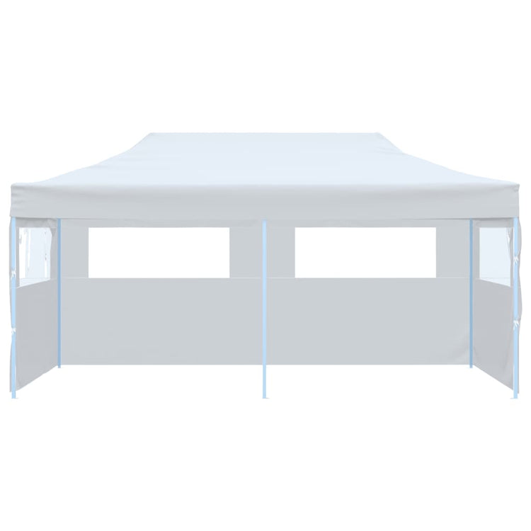 Vidaxl Partytent Popup mit Seitenwänden 3x6 m Stahlweiß