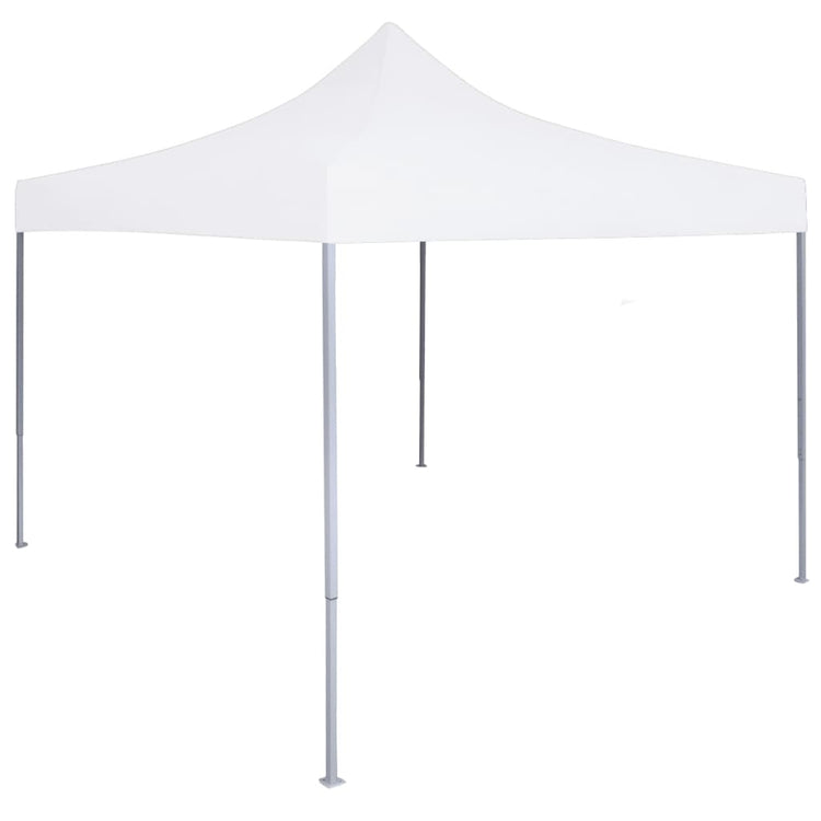 Vidaxl Partytent professionell faltbar 2x2 m Stahlweiß