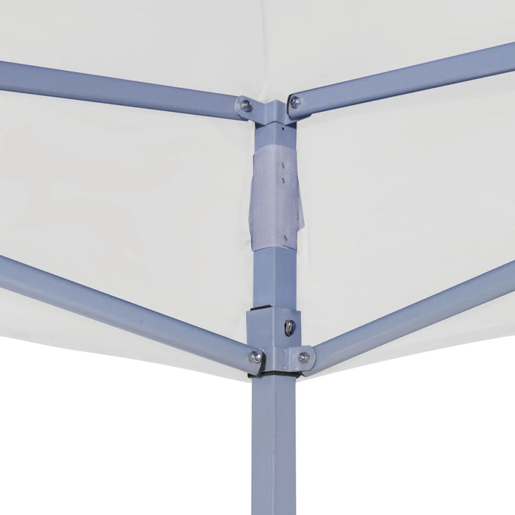 Vidaxl Partytent professionell faltbar 2x2 m Stahlweiß