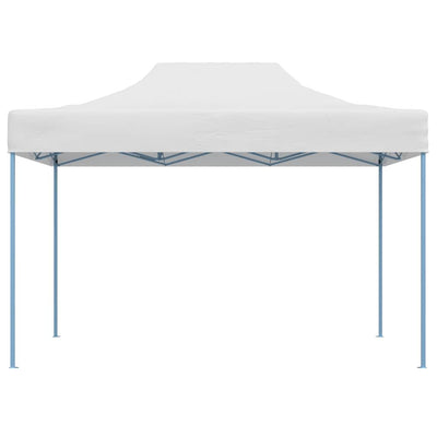 Vidaxl Partytent faltbar 3x4 m Stahlweiß