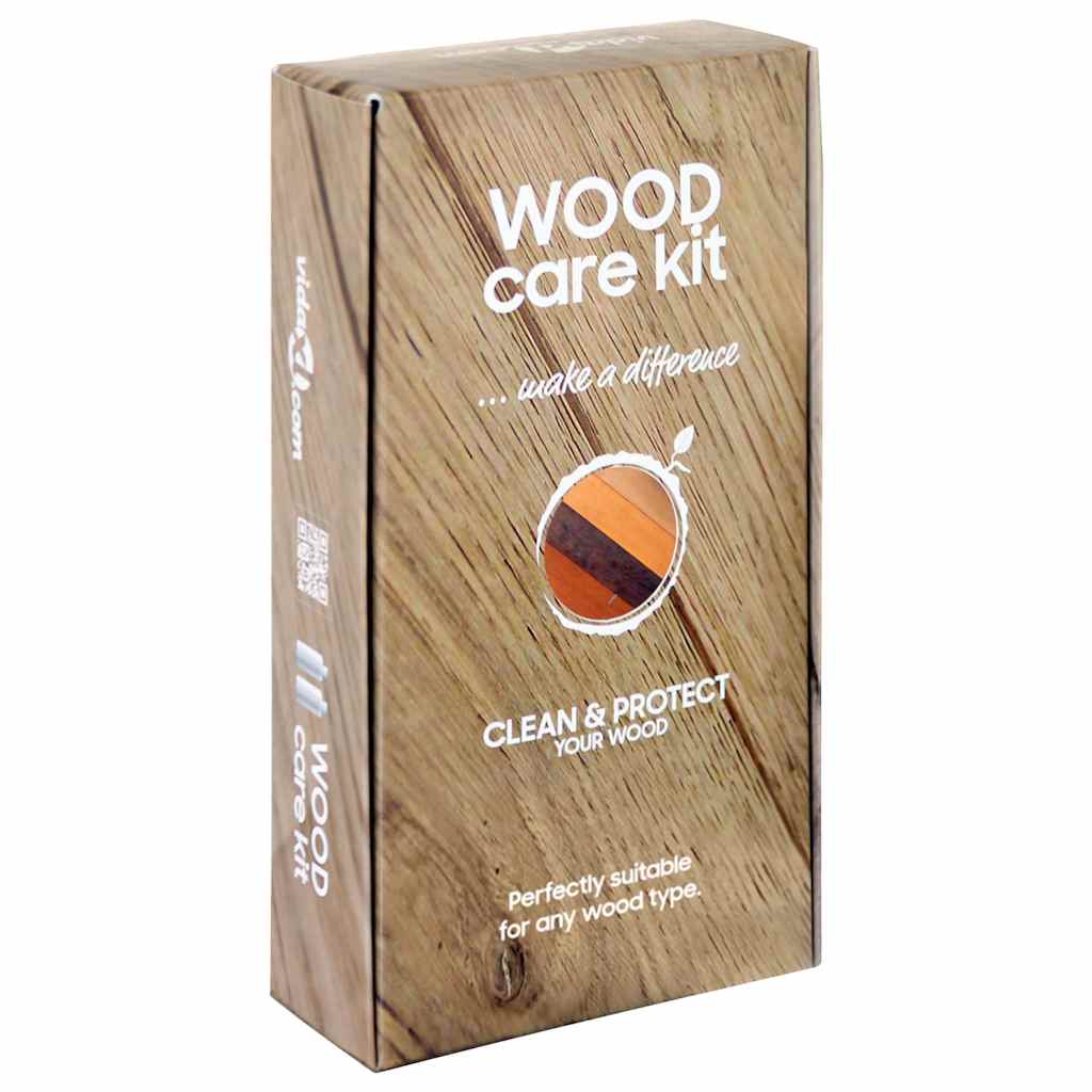 VIDAXL -Holzpflege -Set 2x250 ml Pflegekit