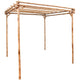 Vidaxl Pergola 170x170x220 cm Bambus