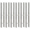 Vidaxl gemahlene Anker 6 Stcs 7x6x60 cm verzinkter Stahl Silberfarben