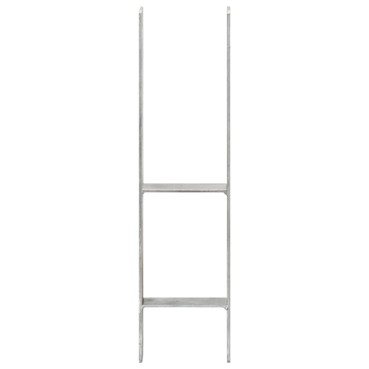Vidaxl gemahlene Anker 6 ST 14x6x60 cm verzinkter Stahl Silberfarben