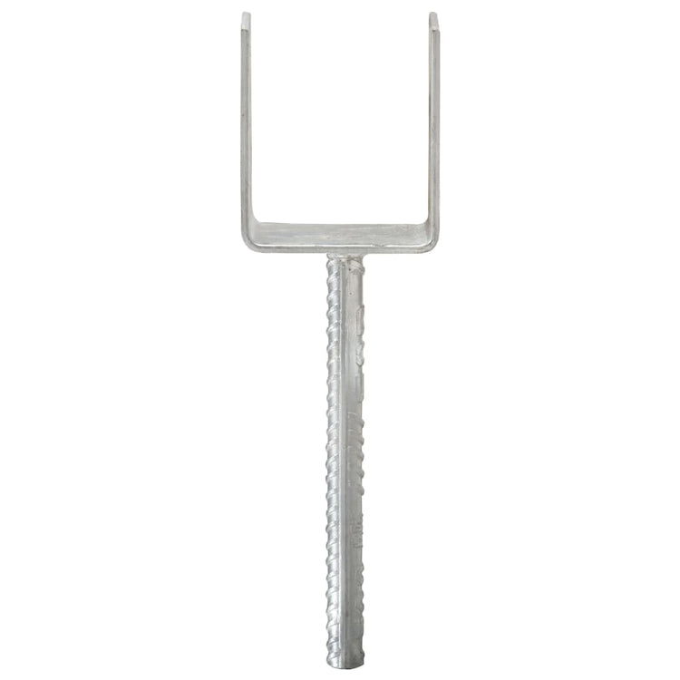 Vidaxl gemahlene Anker 6 ST 10x6x30 cm verzinkter Stahl Silber gefärbt