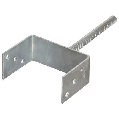 Vidaxl gemahlene Anker 6 ST 14x6x30 cm verzinkter Stahl Silber gefärbt