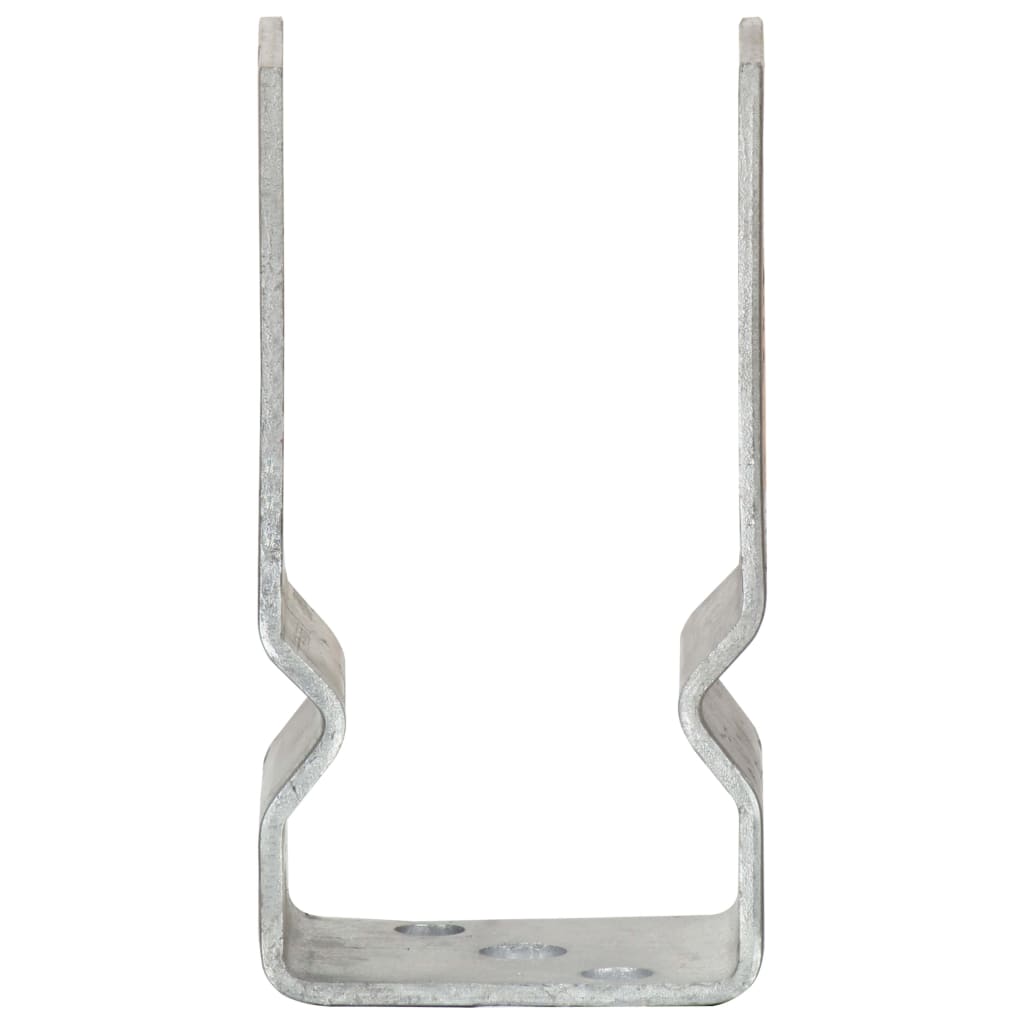 Vidaxl gemahlene Anker 6 PCs 7x6x15 cm verzinkter Stahl Silberfarben