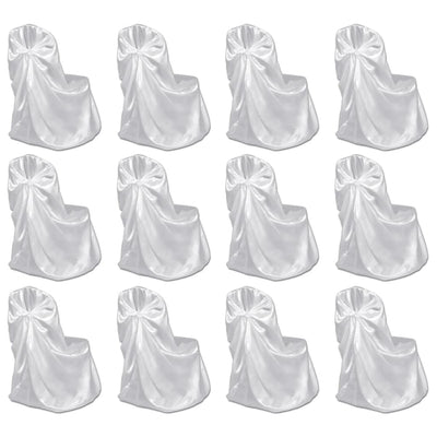 Vidaxl Stuhl Cover für Hochzeit 12 St. Weiß