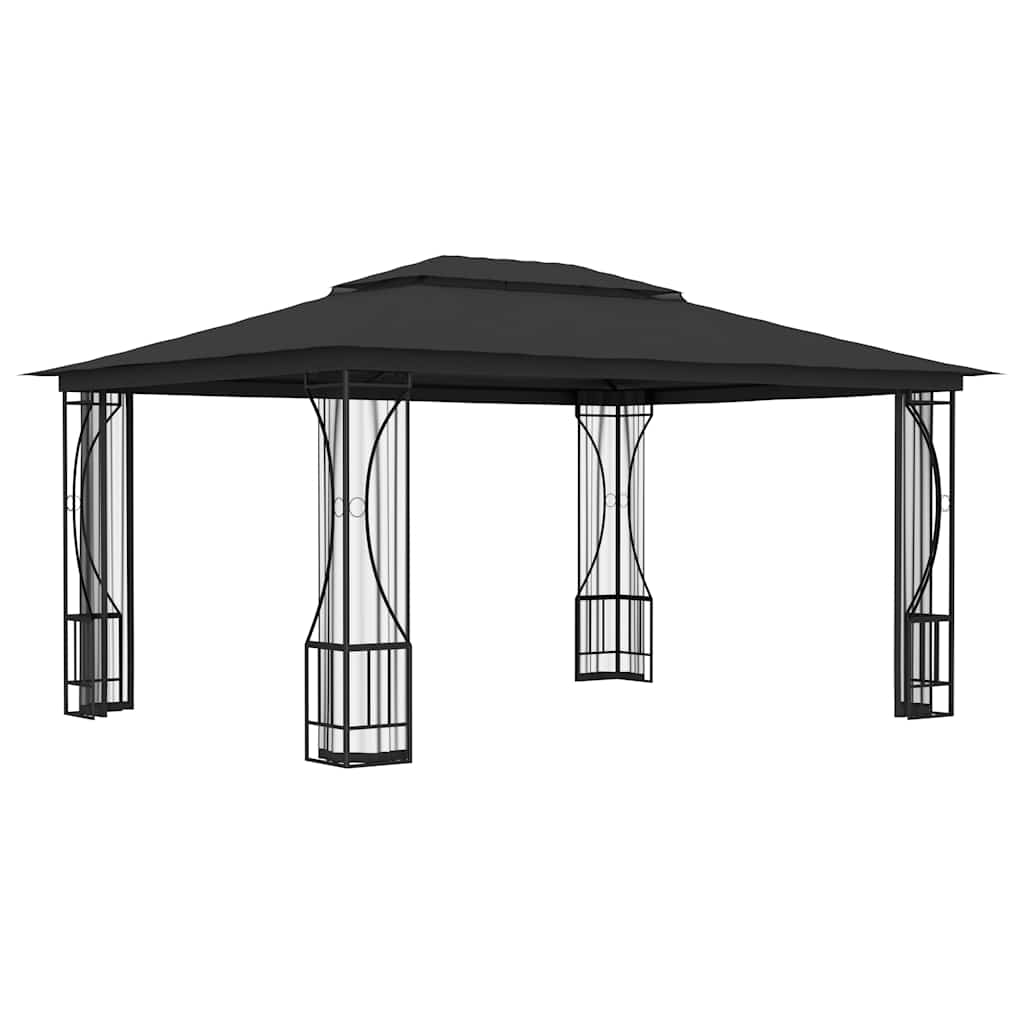 Vidaxl -Arbor mit NETs 300x400x265 cm Anthrazit -ausgelöst