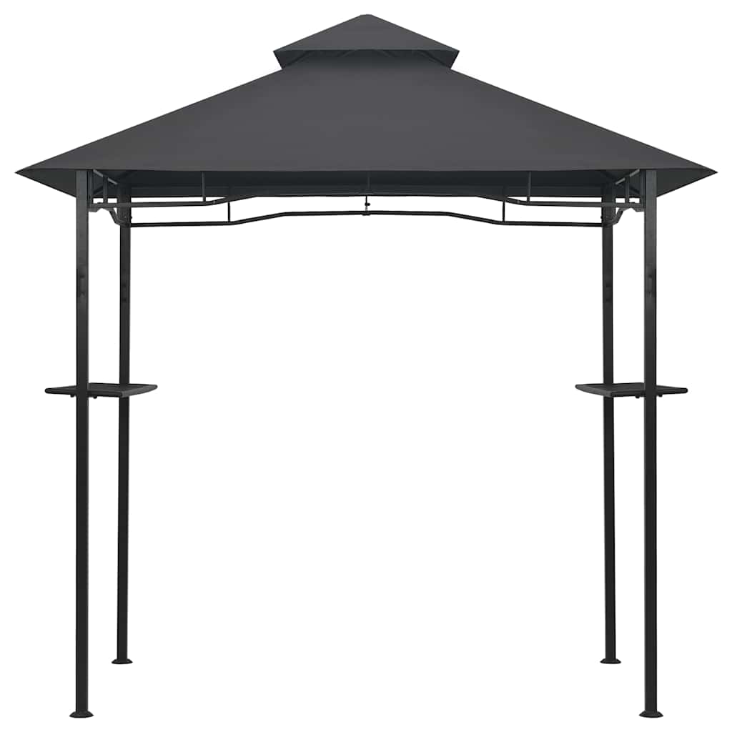 VIDAXL -Grillpavillon 240x150x255 cm Stahl -Anthrazit