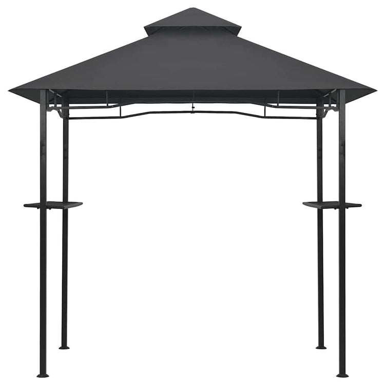 VIDAXL -Grillpavillon 240x150x255 cm Stahl -Anthrazit