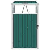 Vidaxl Abfall Backlager 72x81x121 cm Stahlgrün - afbeelding 2