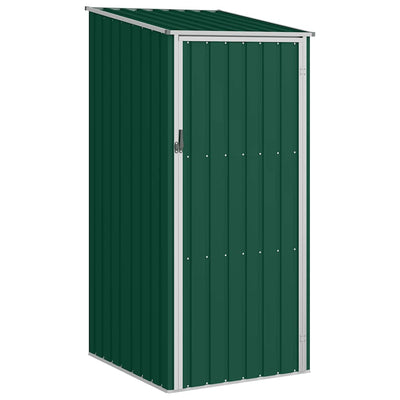 Vidaxl Garden Shed 87x98x159 cm verzinkter Stahlgrün