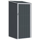 Vidaxl Garden Shed 87x98x159 cm verzinkter Stahl -Anthrazit