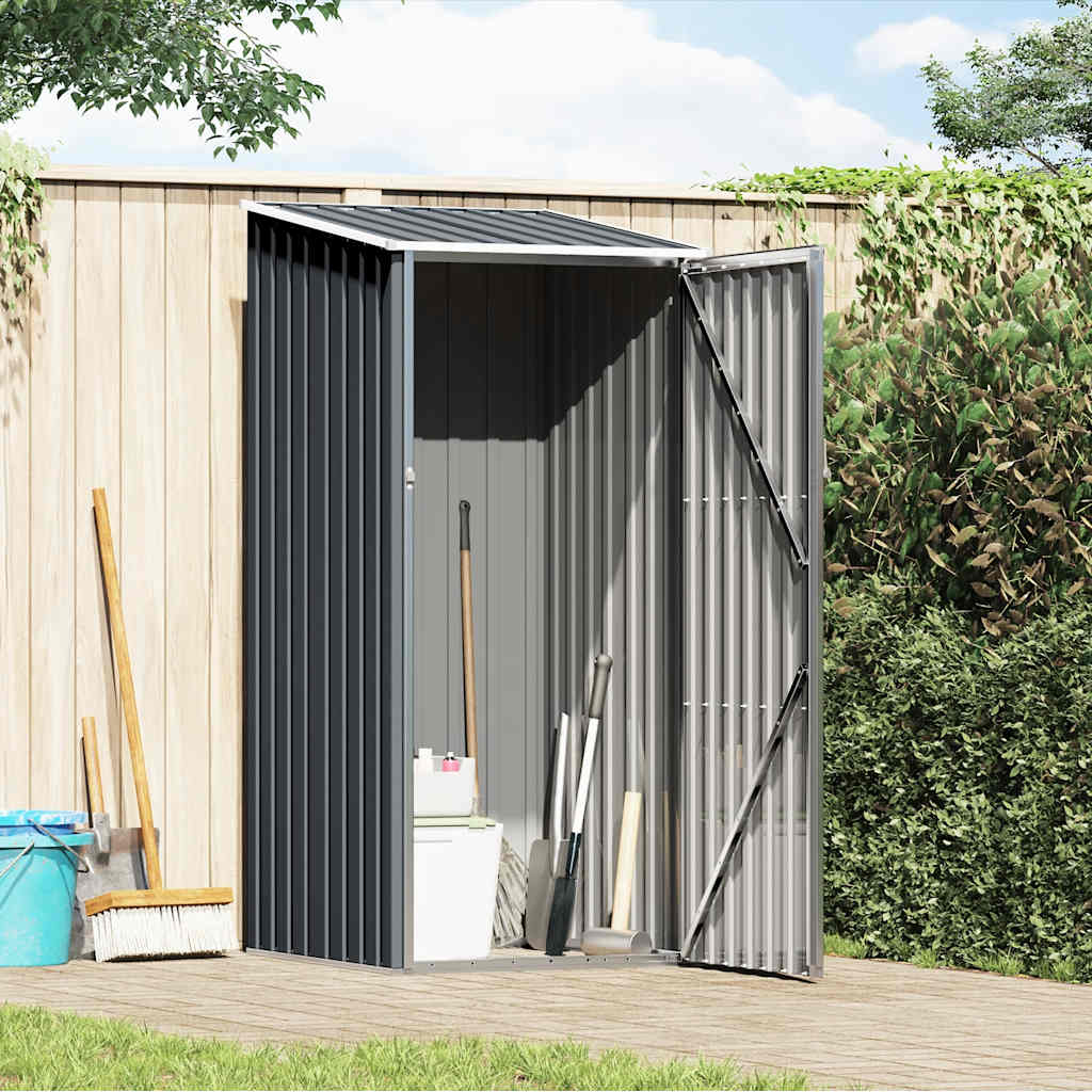 Vidaxl Garden Shed 87x98x159 cm verzinkter Stahl -Anthrazit