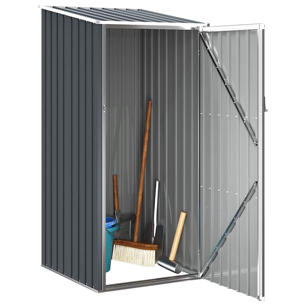 Vidaxl Garden Shed 87x98x159 cm verzinkter Stahl -Anthrazit