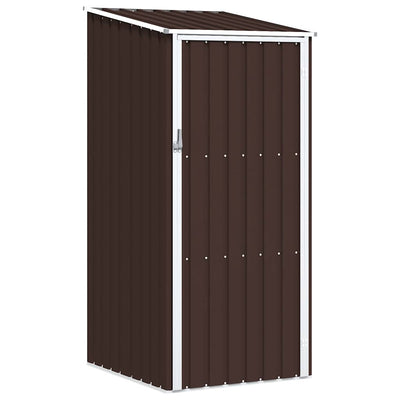 Vidaxl Garden Shed 87x98x159 cm verzinkter Stahlbraun