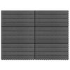 VIDAXL -Kacheln 6 PCs 1m² 60 x 30 cm HKC Grau
