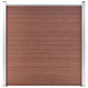 Vidaxl -Zaun 180x186 cm HKC Brown