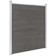 Vidaxl -Zaun 180x186 cm HKC Grau