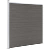 Vidaxl Zaun 175x186 cm hkc grau