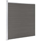 Vidaxl Zaun 175x186 cm hkc grau