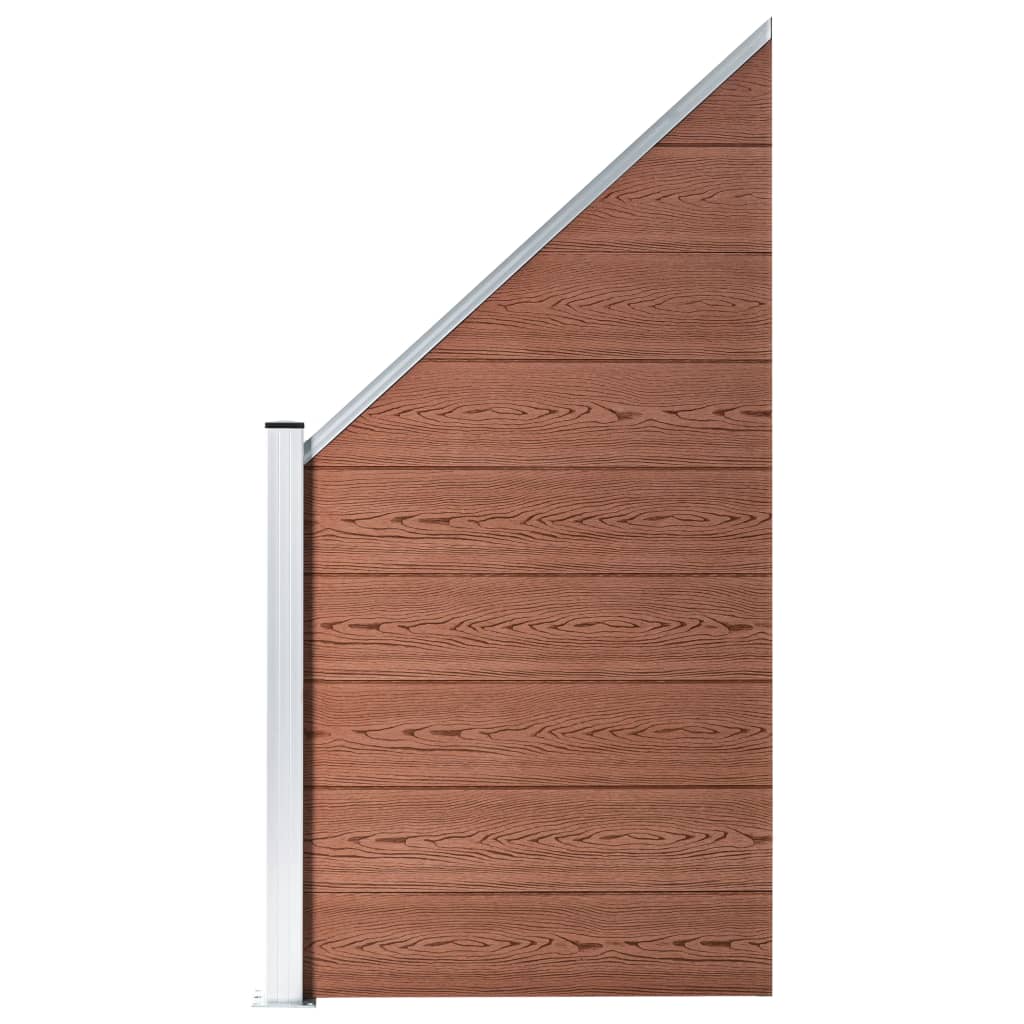 VIDAXL-Zauntafel 95X (105-180) CM HKC BROWN