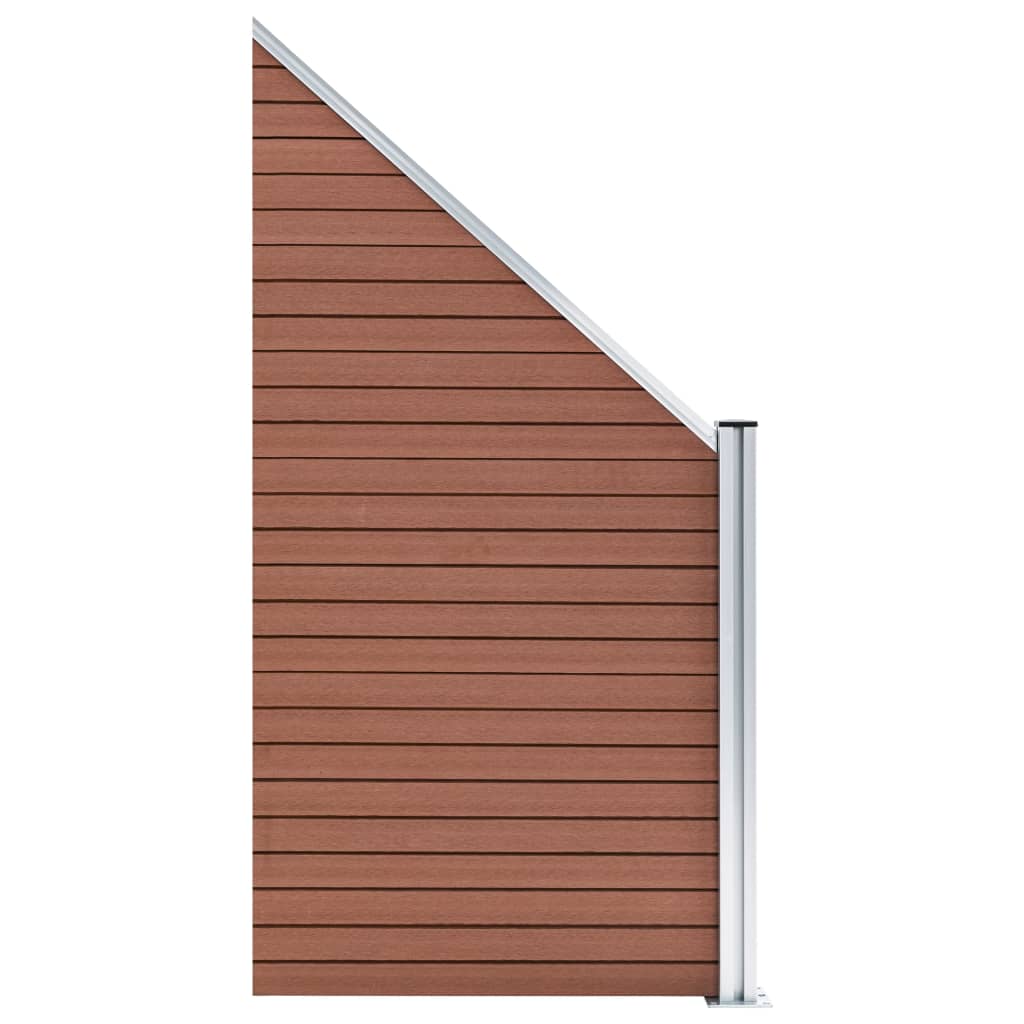 VIDAXL-Zauntafel 95X (105-180) CM HKC BROWN