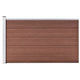 Vidaxl Zaun 175x105 cm hkc braun