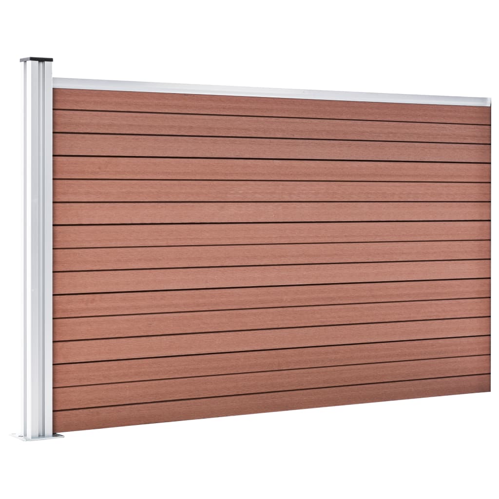 Vidaxl Zaun 175x105 cm hkc braun