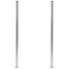 Vidaxl Zaunpfosten 2 St 185 cm Aluminium