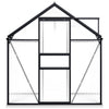 Vidaxl Tuinkas mit Basisrahmen 3,61 m³ Aluminium -Anthrazit -Colored