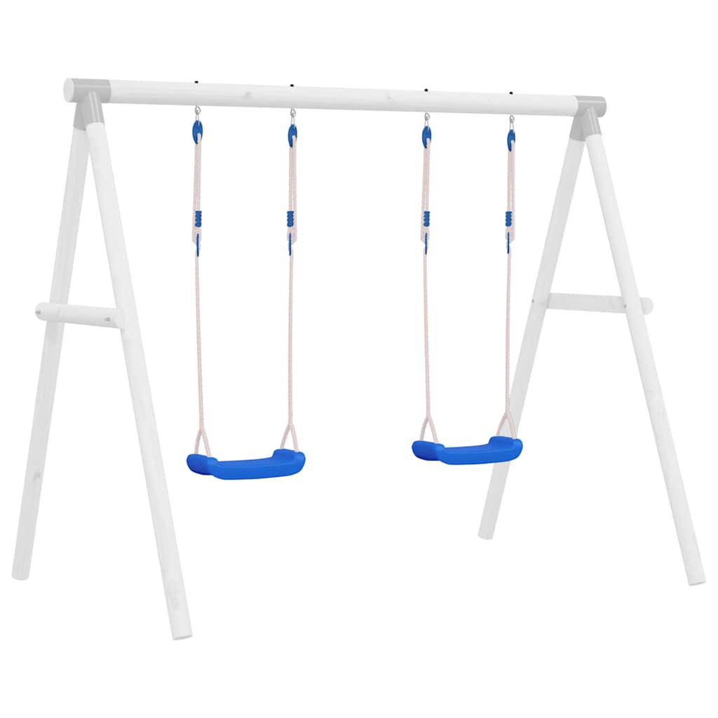 VIDAXL Swing -Sitze 2 ST mit Seilen 37x15 cm Polyethylenblau
