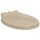 Vidaxl Toilettensitz Soft-Close- und Schnellveröffentlichungs-ovales Beige