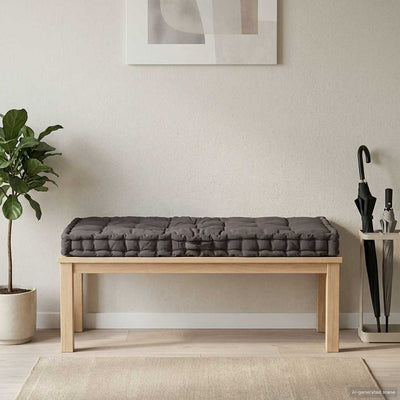 VIDAXL -Palettenbodenkissen 120 x 80 x 10 cm Baumwoll -Anthrazit