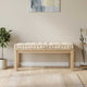 VIDAXL PALLET FODEN KUSSEN 120 x 40 x 7 cm Baumwoll Beige