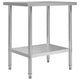 VIDAXL KÜCHTENWORK TABELLE 80x60x85 cm Edelstahl