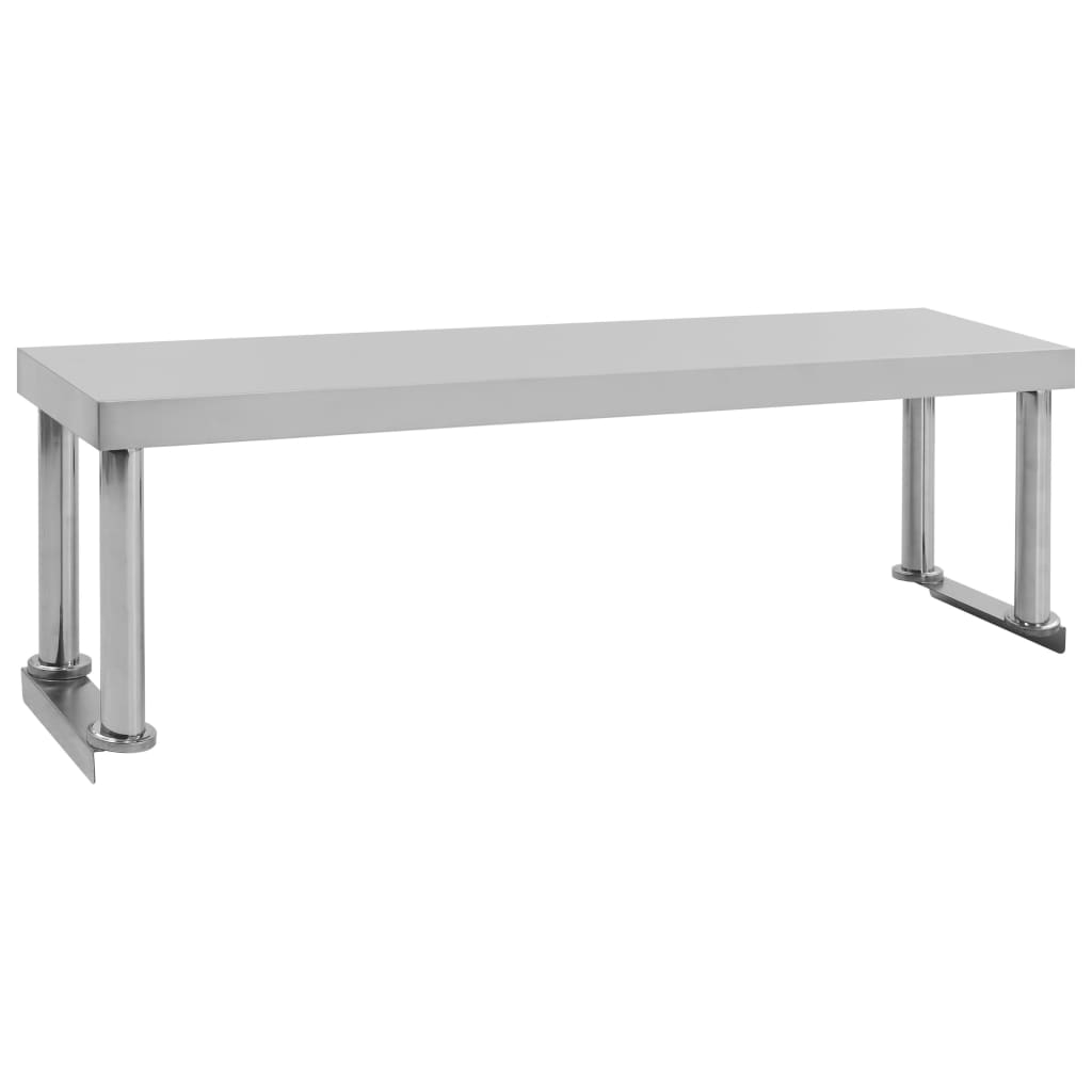 VIDAXL -Erhöhung für Arbeitstabelle 120x30x35 cm Edelstahl