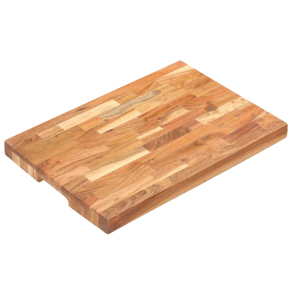 Vidaxl Hakblock 50x35x4 cm fester Akaziahout